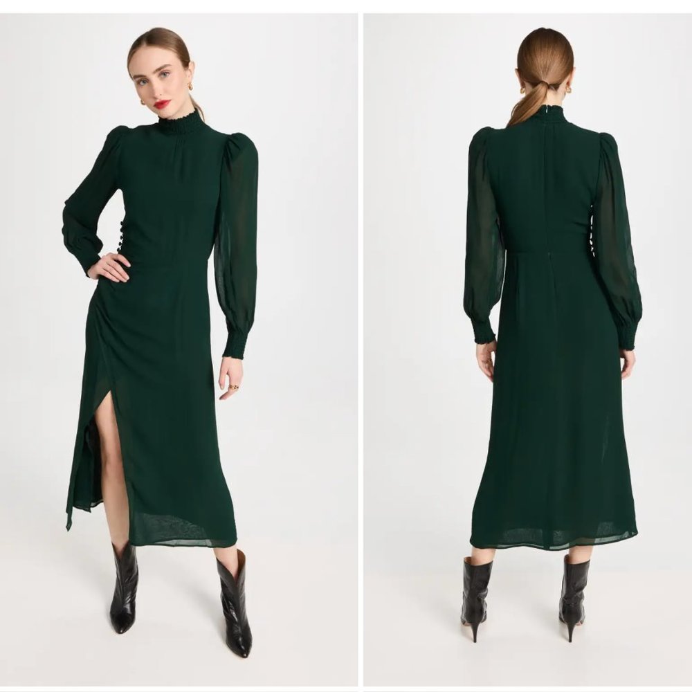 Reformation Aude Dress - Forest - Picture 4 of 9